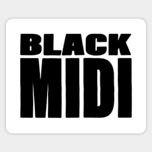 BLACK MIDI Sticker